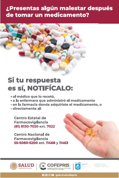 ¿Presentas algún malestar después de tomar un medicamento?
