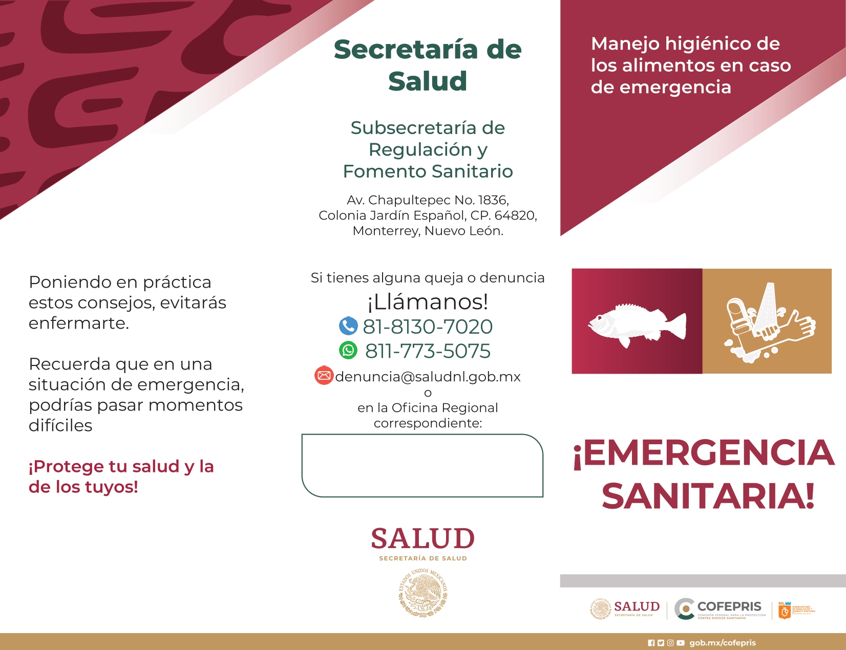 Triptico Emergencias Sanitarias