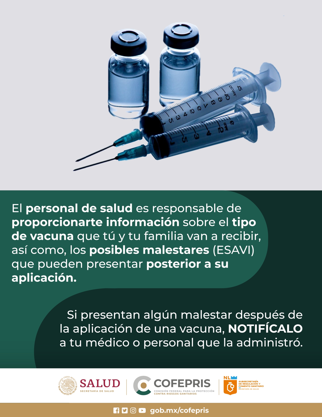 Infografía Farmacovigilancia ESAVI