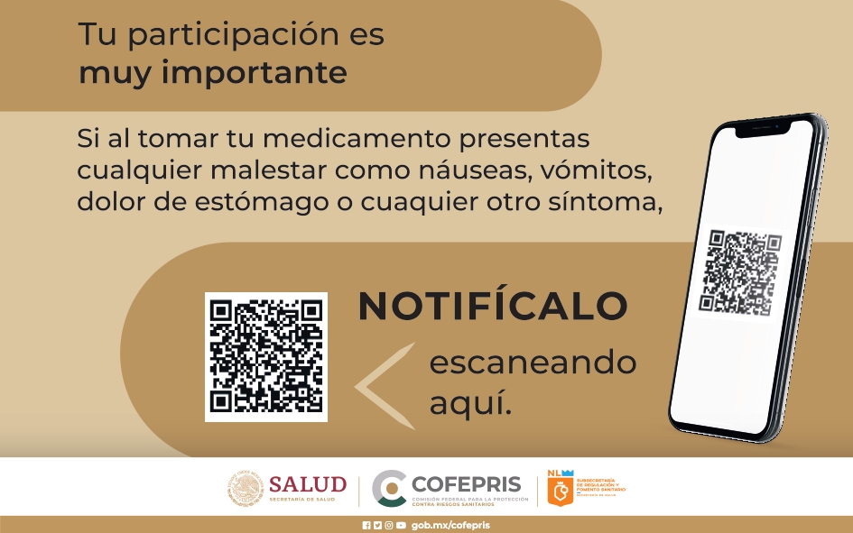 Flyer Tu participación en importante, Notifíca