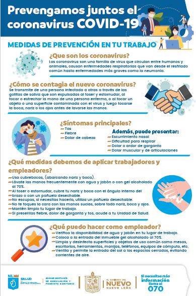 Prevengamos juntos el coronavirus COVID-19
