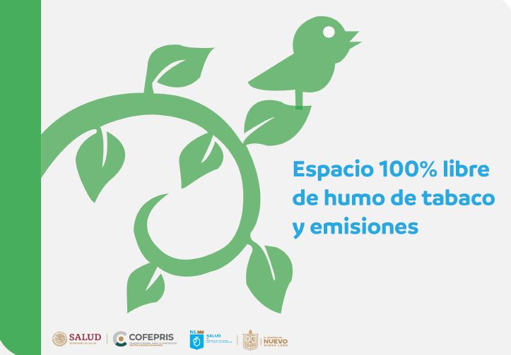 Espacio 100% libre de humo de tabaco y emisiones