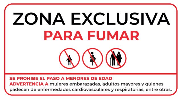 Zona Exclusiva para Fumar